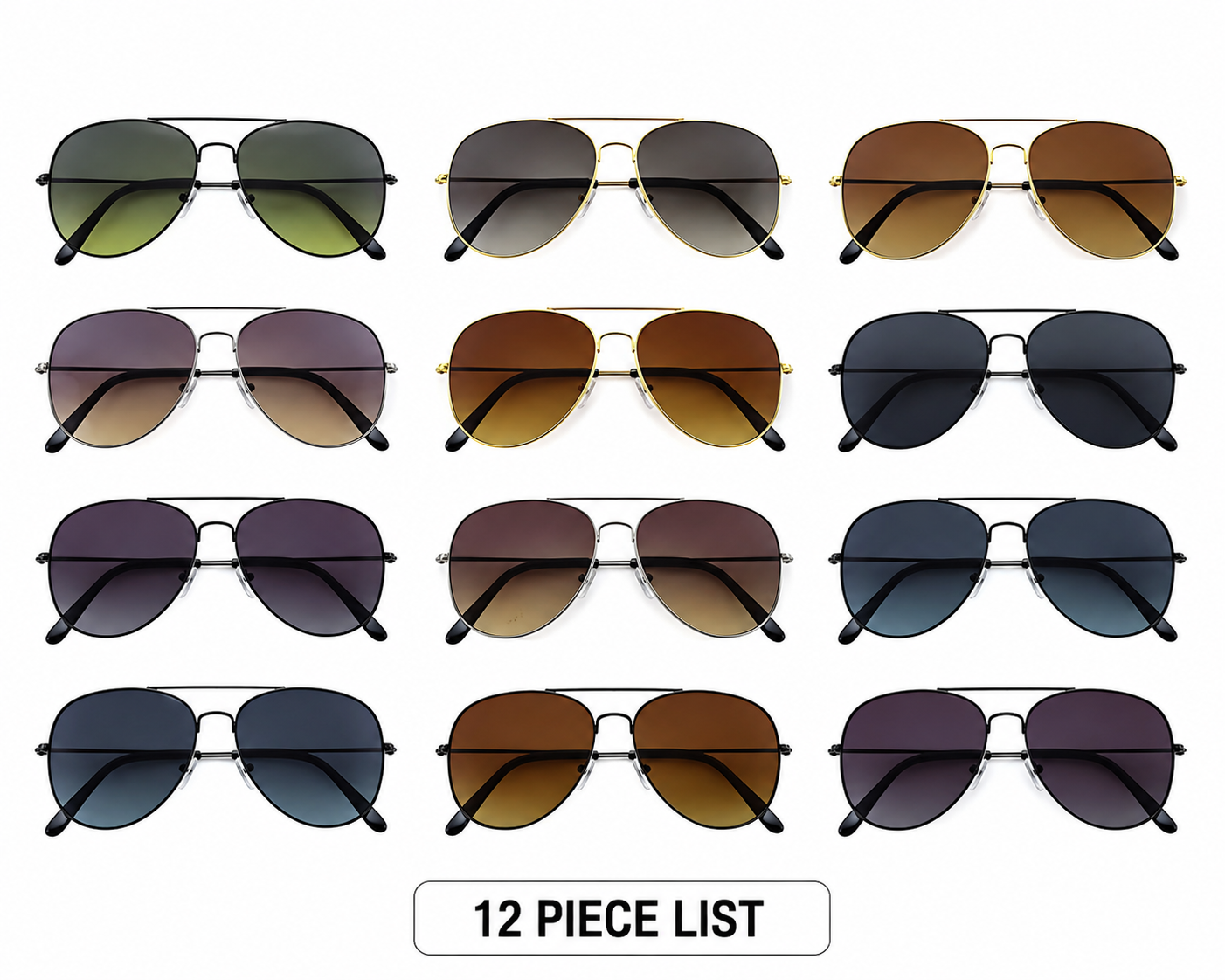 12pc Haldi Ceremony Sunglasses combo 4