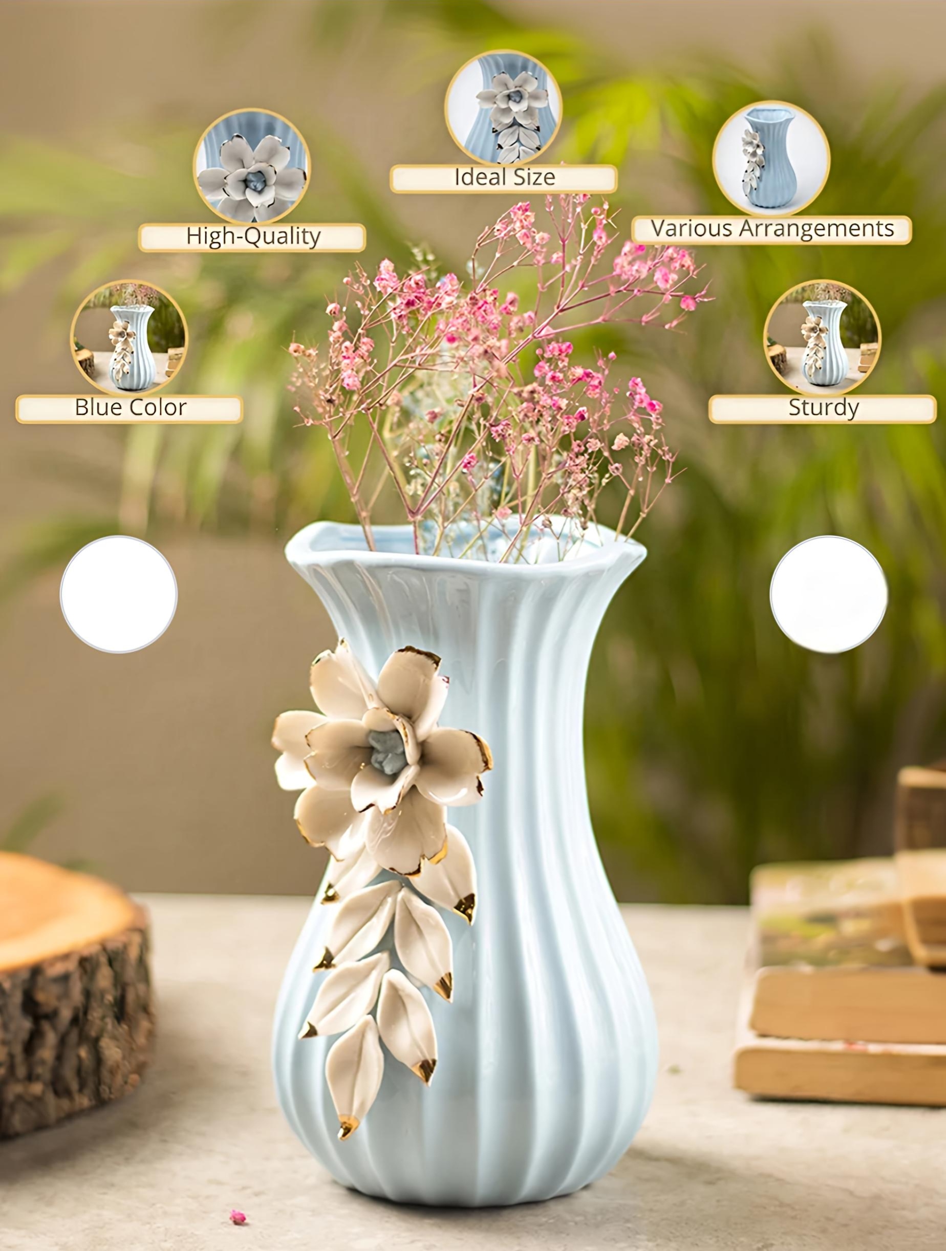 Luxury Petal Flower Vase 4