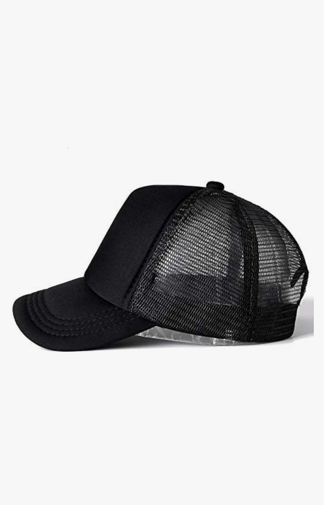 Black Mesh Trucker Cap 3